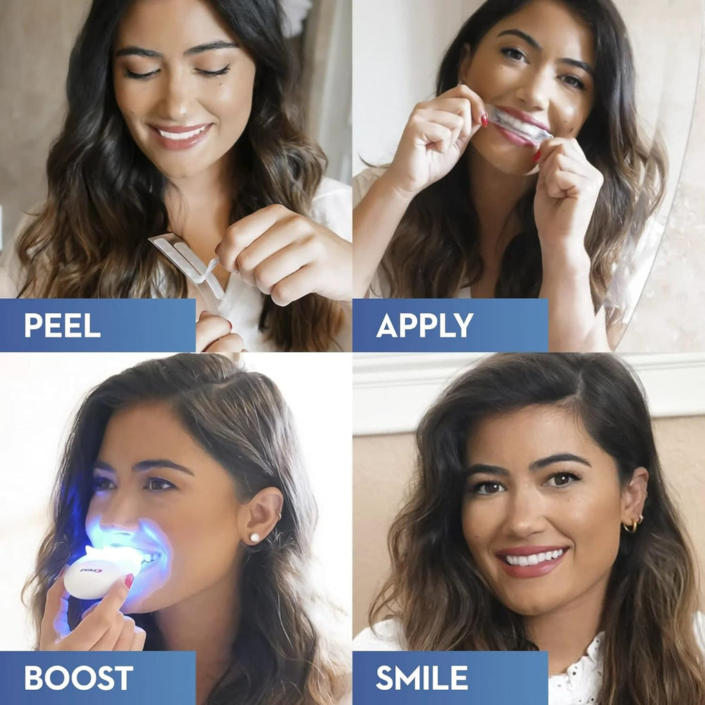 Teeth Whitening Kit with LED Light, 19 Treatments X845296