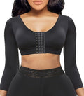 Post Op Arm Compression Sleeve Lipo Front Closure Faja Post Surgery Bra Shapewear Garments Surgical Back Fat Support Shaper