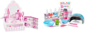 Melissa & Doug Wooden Beauty Salon Play Set With Accessories- Pretend Hair Salon, Toddler Makeup Vanity, Fashion Role For Kids Ages 3+ & Love Your Look Pretend Nail Care Play Set, Pink