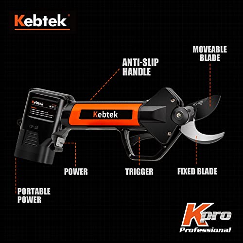 Cordless Electric Pruning Shear, 30mm Cutting Diameter, Brushless Motor F9221