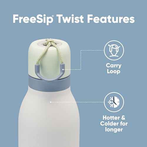 Insulated Stainless Steel Water Bottle with Straw, 24 oz, BPA-Free S8977