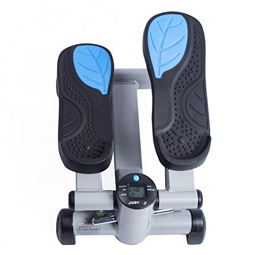 Mini Stepper for Home Cardio Workout with Resistance Bands and LCD Monitor Z364327