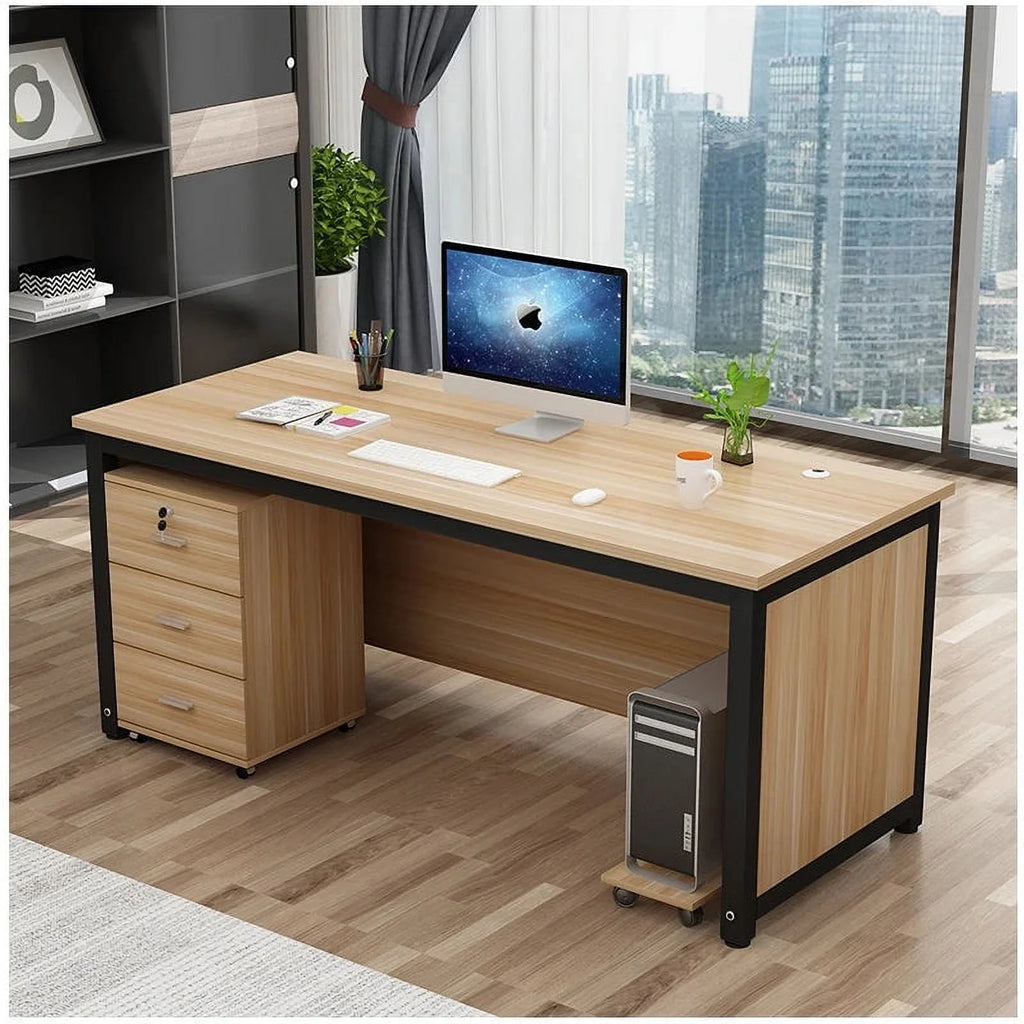 Standing Office Desk with Monitor Drawers A805299