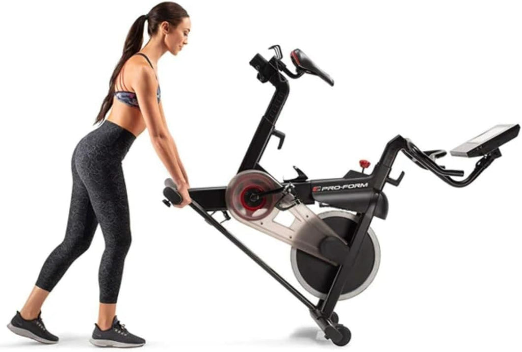 Studio Spin Bike with 10" HD Touchscreen and 22 Resistance Levels U3294