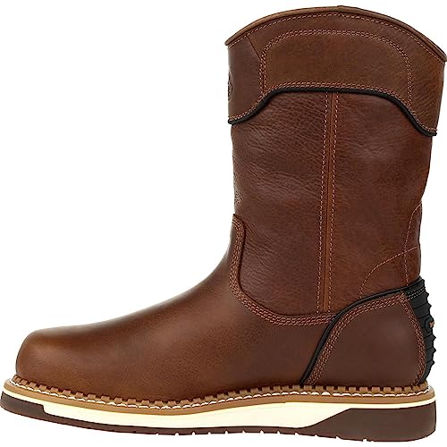 Men's Brown Waterproof Pull-on Industrial Boot B956774