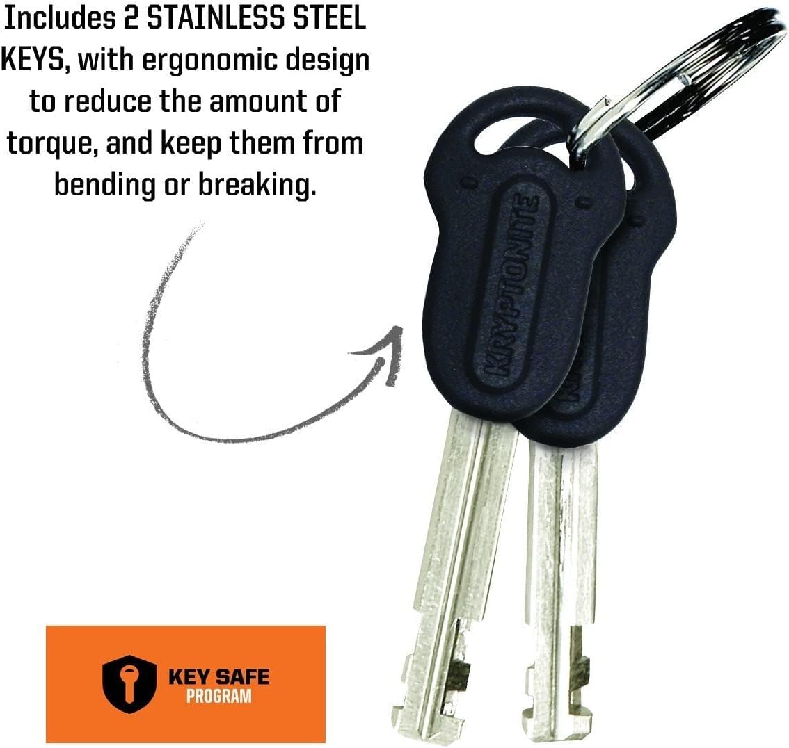 Heavy Duty Anti-Theft Bike U-Lock with Mounting Bracket and Keys G7070