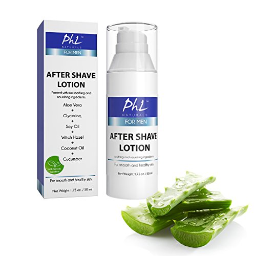 Unscented Aftershave Lotion for Men, Soothes and Moisturizes Skin, 1.75 oz Q521