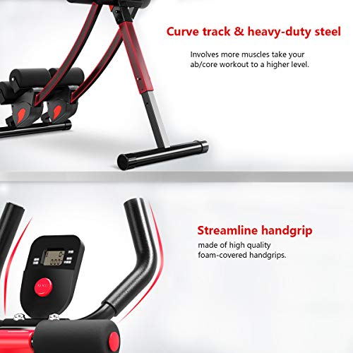 Adjustable Ab Trainer for Home Gym Workout D166