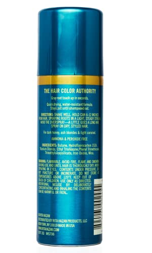 Root Concealer Touch Up Spray - Quick Drying, Water-Resistant Temporary Hair Color for Gray Roots - 2 oz L850477