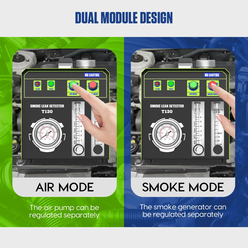 Smoke Leak Detector, EVAP Vacuum Smoke Machine, Vehicle Diagnostic Tool V531
