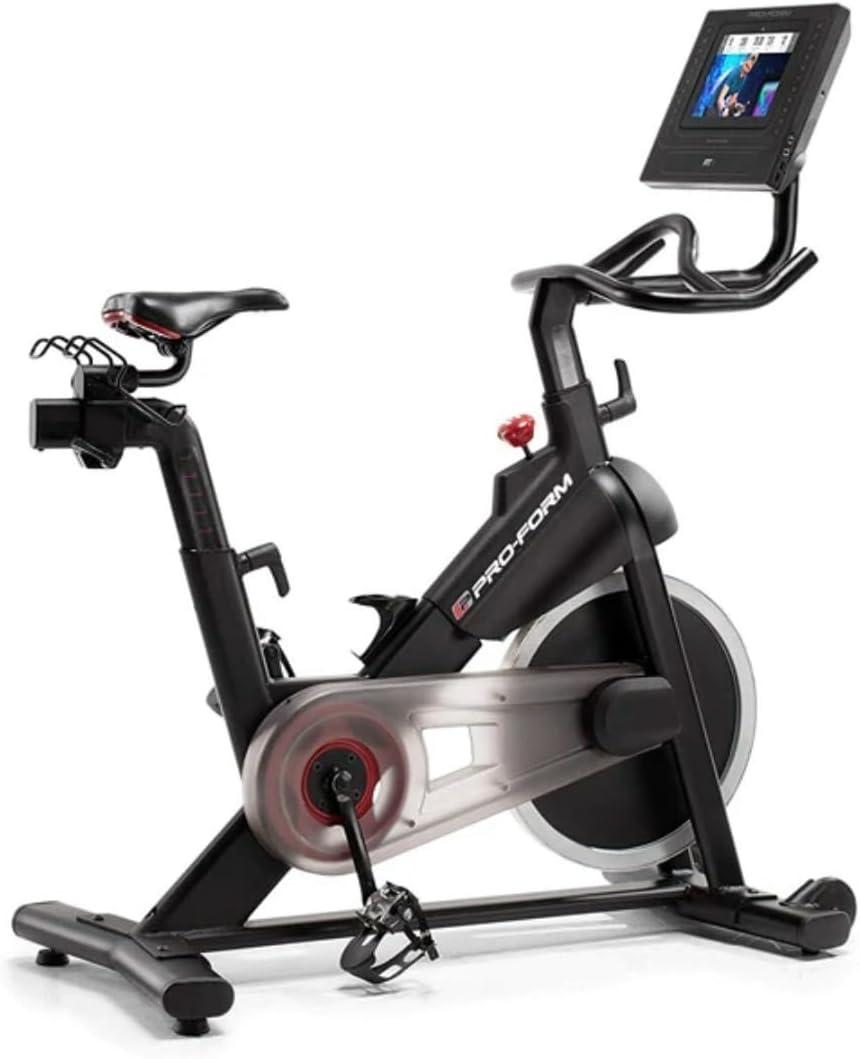 Studio Spin Bike with 10" HD Touchscreen and 22 Resistance Levels U3294