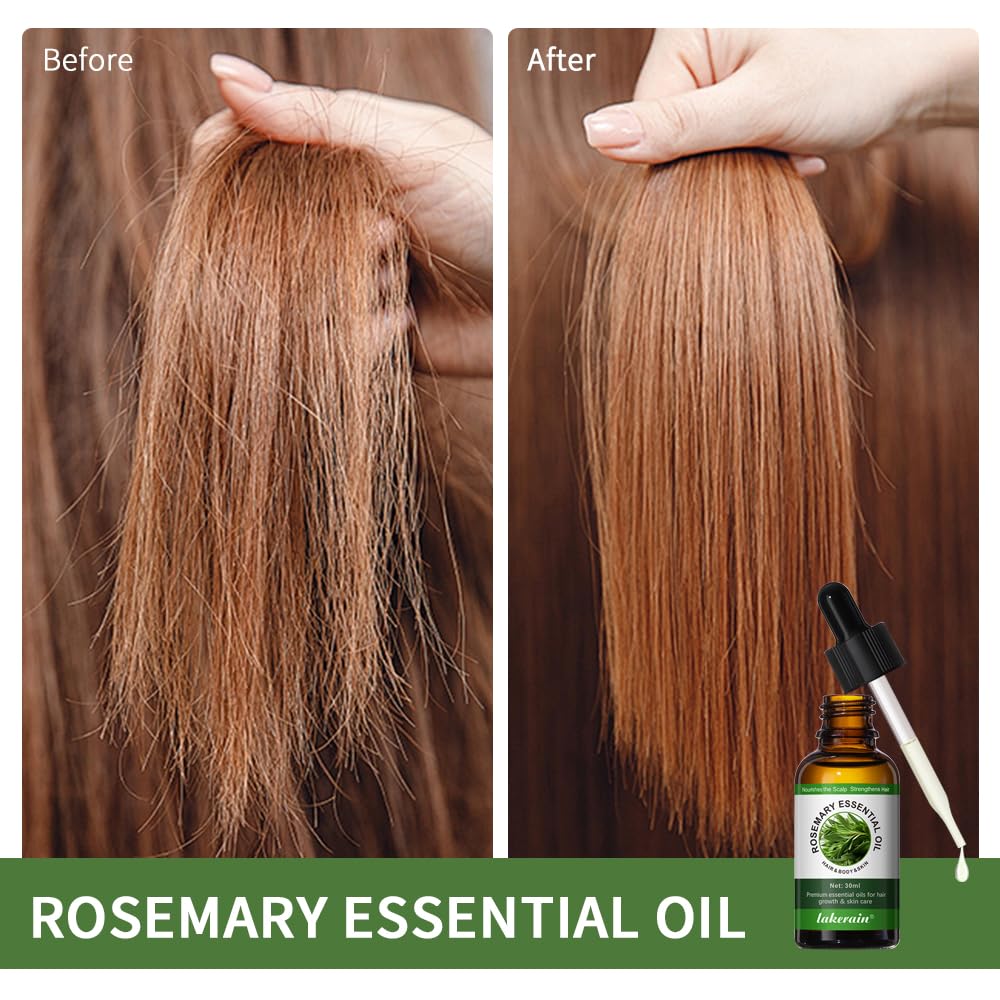 Rosemary Oil for Hair Growth, 100% Pure Natural L348