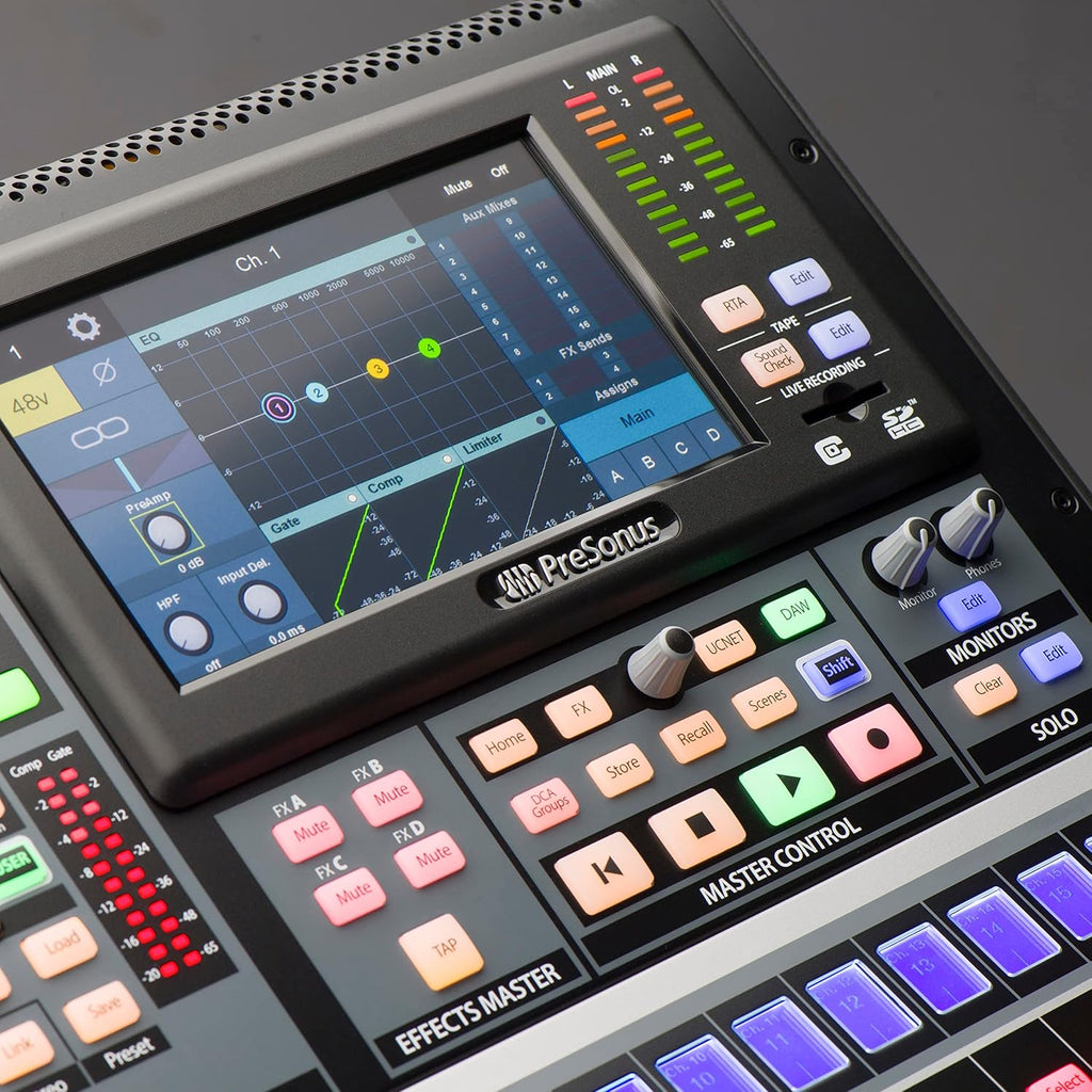 32-channel digital mixer with AVB networking and dual-core DSP U941