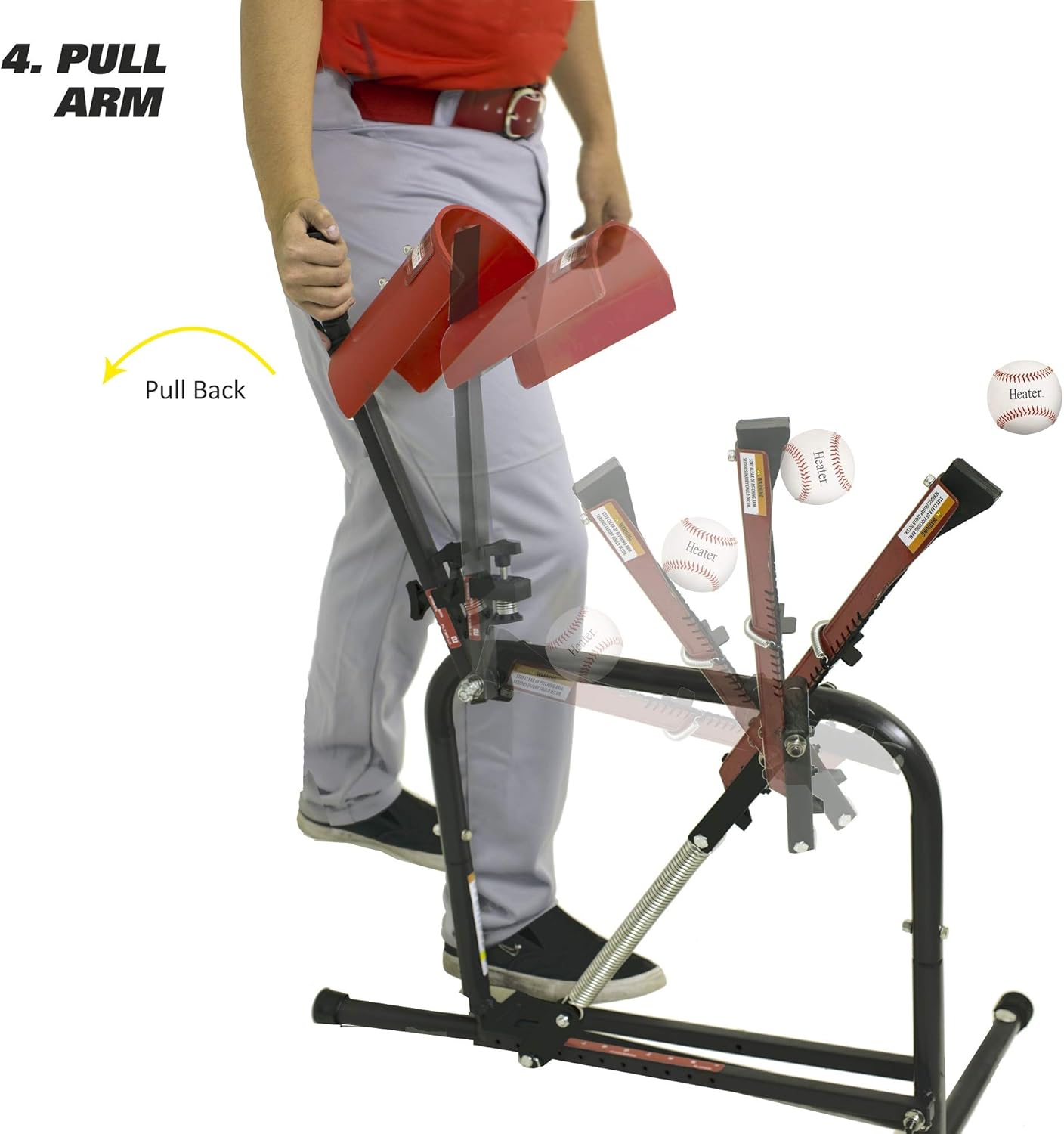 Baseball & Softball Pitching Machine for Kids, Teens, Adults Y8032