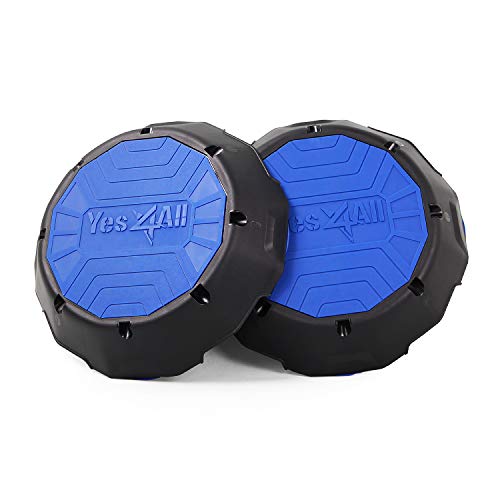 Yes4All 2-in-1 Adjustable Aerobic Step Platform Fitness Exercise Stepper with Rocker Balance Board Legs for Home Workout, Step Exercise & Balance Training