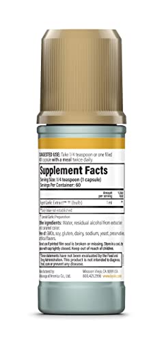 Aged Garlic Extract Liquid, Cardiovascular Support, 4 oz M1437