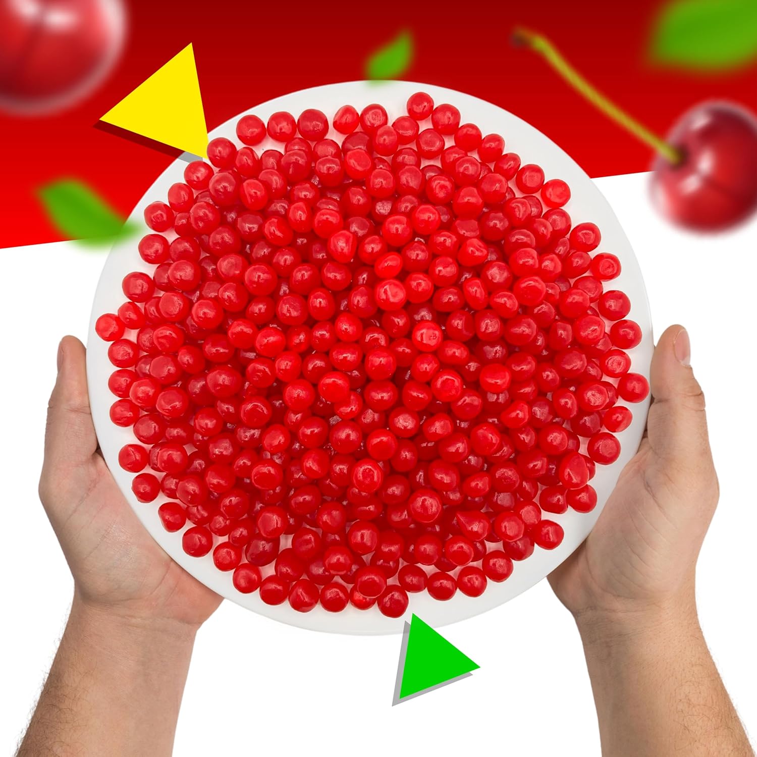 Chewy Cherry Sours Candy, 2 Pound Bag G466