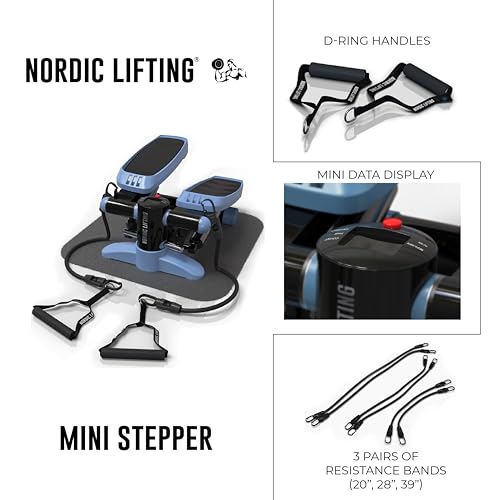 Mini Stepper with Resistance Bands and Monitor U161598
