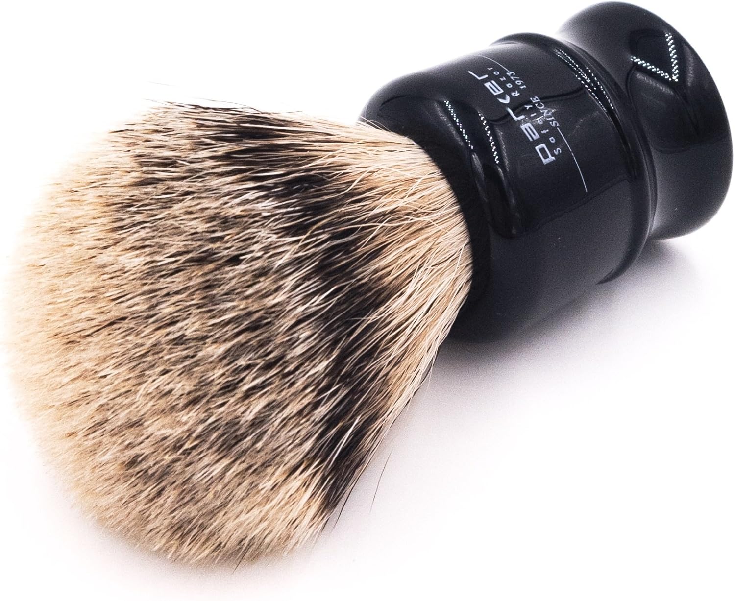 Travel Shave Brush with Case, Black D152737