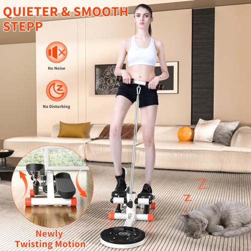 Mini Twist Stepper with Resistance Bands and LCD Monitor B11468
