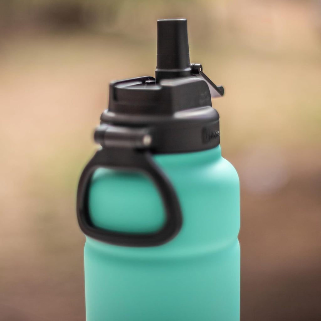 40oz Insulated Tumbler with Straw Teal W98226