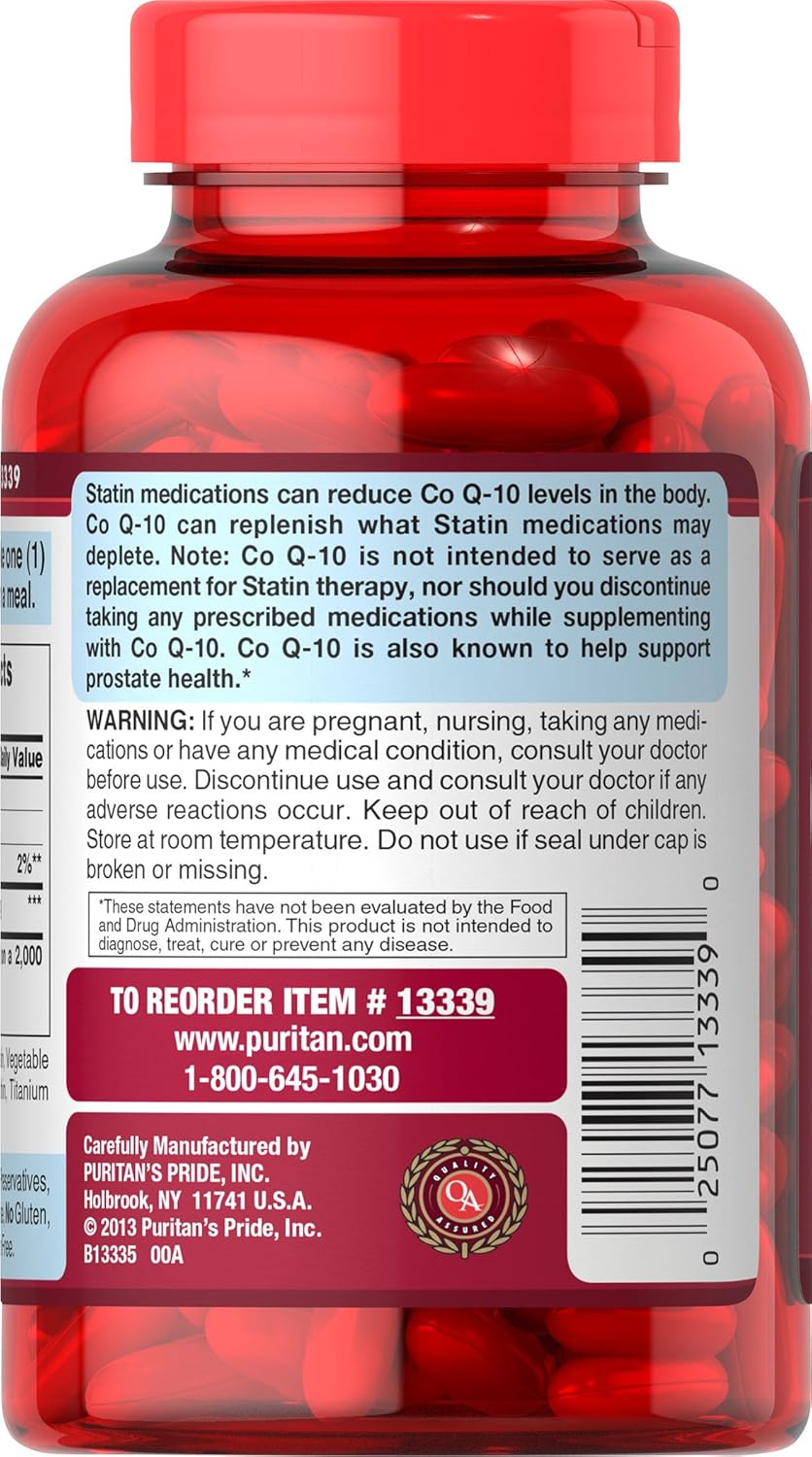 CoQ10 Softgel, 400 mg, 120 Count G588856