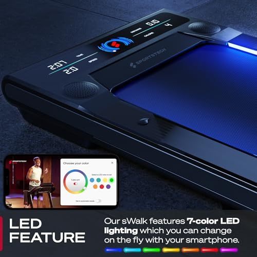 Under Desk Treadmill for Home, Portable with Remote and LED Display Q4644