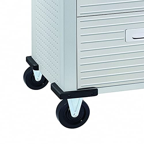 Heavy Duty Rolling Cabinet Workbench with Solid Wood Top, 12-Drawer Z6174