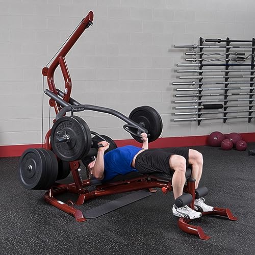 Corner Leverage Gym with Weight Bench - Multi-Function Workout Station R9964