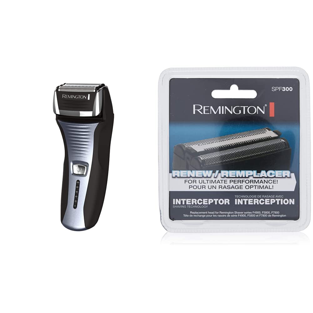 Remington Men's Ultimate Shave Bundle: Men's Electric Foil Razor with an extra replacement screen & 2 replacement cutters