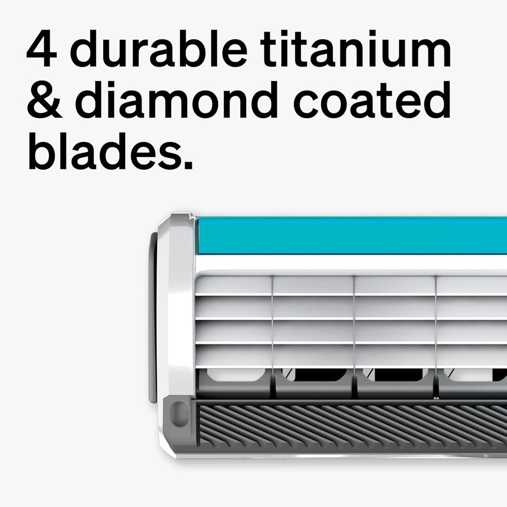Titanium Razor Refills for Men, 8 Count Y38221