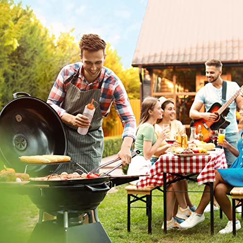 Flat Top Grill Accessories Kit, 14-Piece Spatula Set with Basting Cover and Scraper Z525