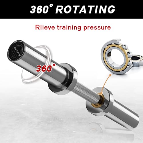 Olympic Dumbbell Handles Pair for 2" Weight Plates, 500lbs Capacity A66736