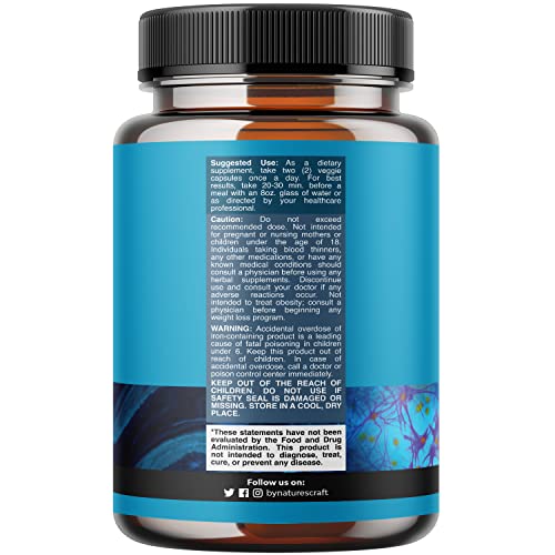 Brain Support Supplement with Cognitive Enhancement Vitamins Z4647