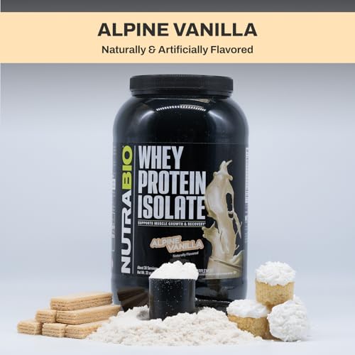 Whey Protein Isolate Powder, Dutch Chocolate, 2 lbs G687