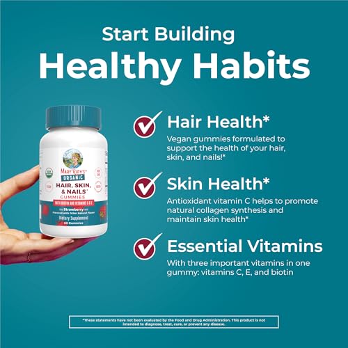 Hair Skin and Nails Biotin Gummies with Vitamins C and E B80255