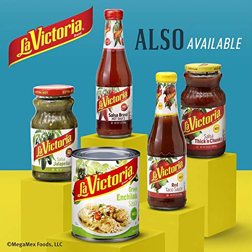 Mild Red Taco Sauce, 8 oz Glass Bottles (Pack of 12) M5228