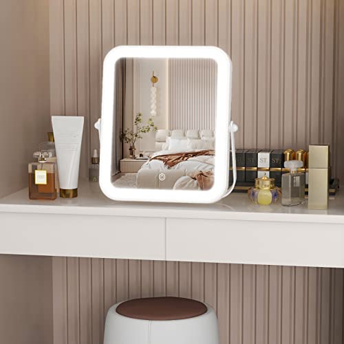 Lighted Vanity Mirror with Touch Control, 360° Rotation P15685