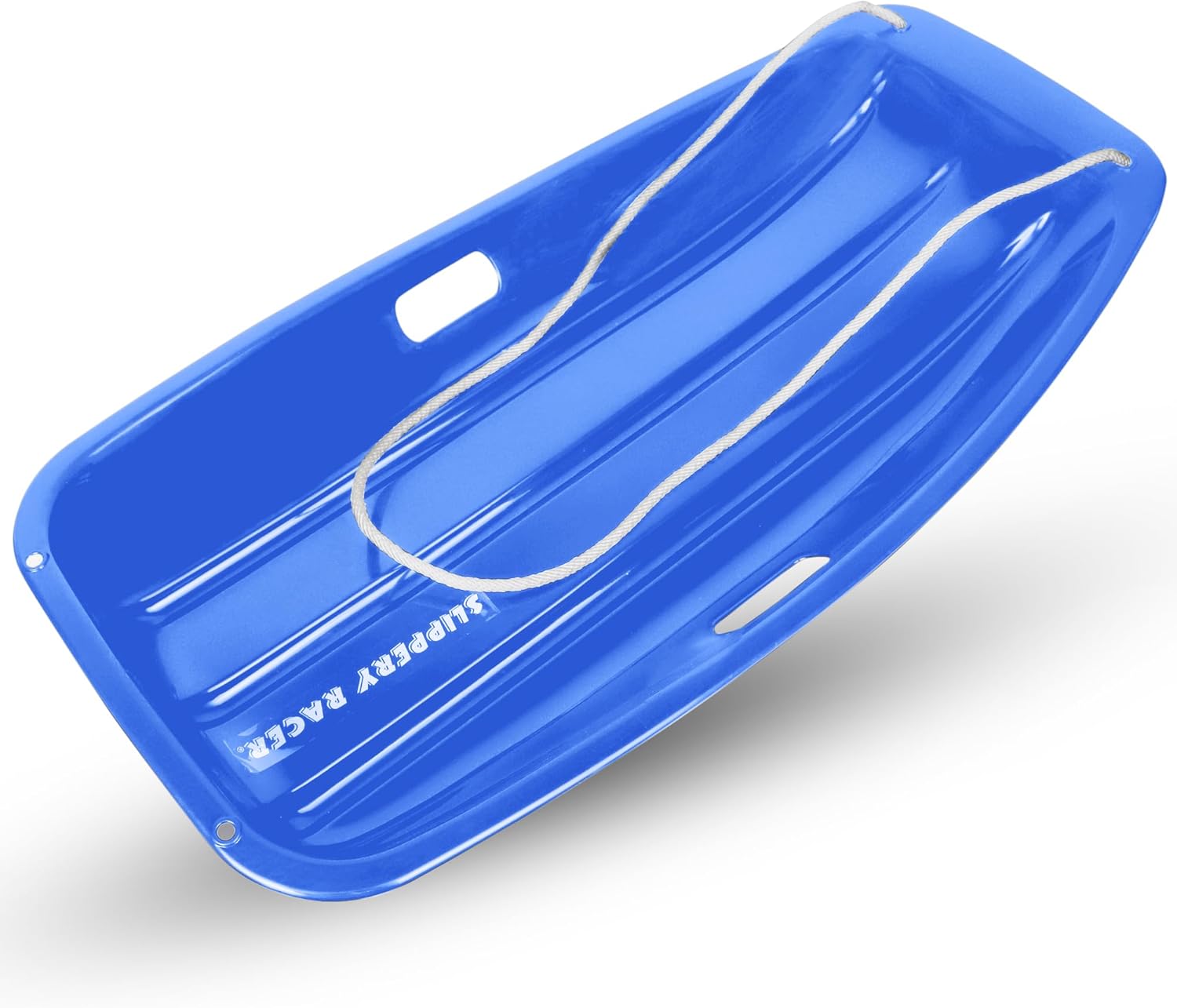 Plastic Toboggan Snow Sled with Pull Rope for Kids and Adults K401
