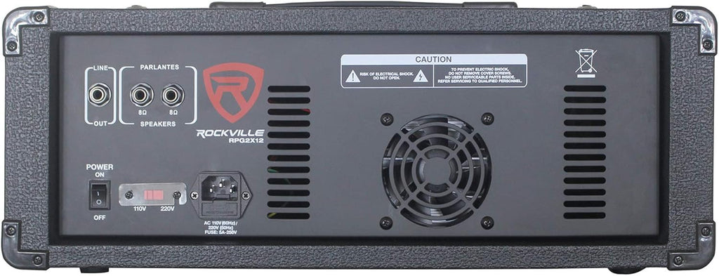 PA System with 12" Speakers, Stands, Mics & Bluetooth J456