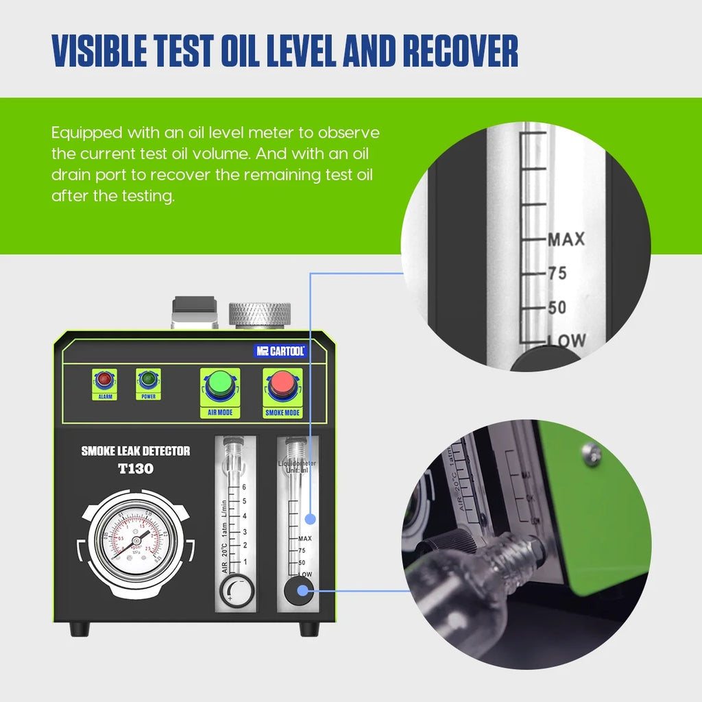 Smoke Leak Detector, EVAP Vacuum Smoke Machine, Vehicle Diagnostic Tool V531