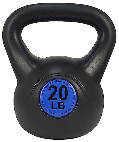 Kettlebell Exercise Weight Set, 5 to 20 lbs, Set of 3 or 4 X26474
