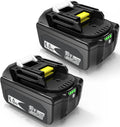 2 Packs 6.0Ah 18 Volt Battery Replacement for Makita 18V Battery with LED Indicator BL1815 BL1860 BL1830, Perfection Compatible with Original Makita 18V Chargers and Cordless Power Tools