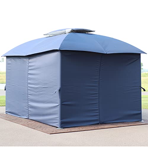 4-Piece Gazebo Sidewall Set - Tan M2023
