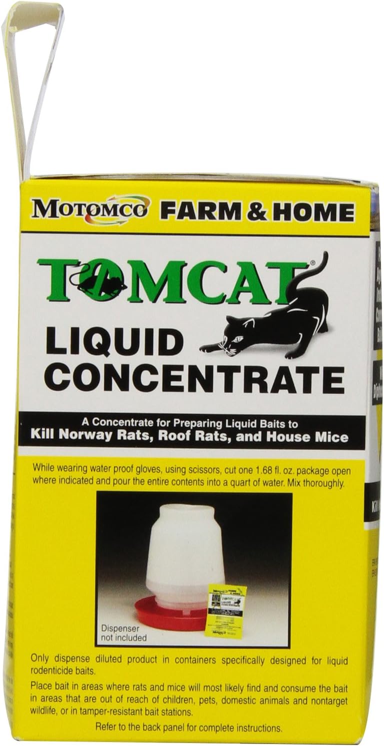 Mouse and Rat Liquid Concentrated Bait, 1.68 oz, 8 Pack Q340
