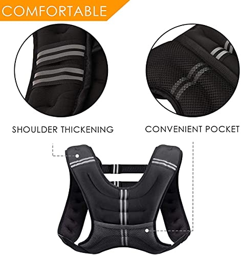 Weighted Vest for Training, Jogging and Cardio E435112