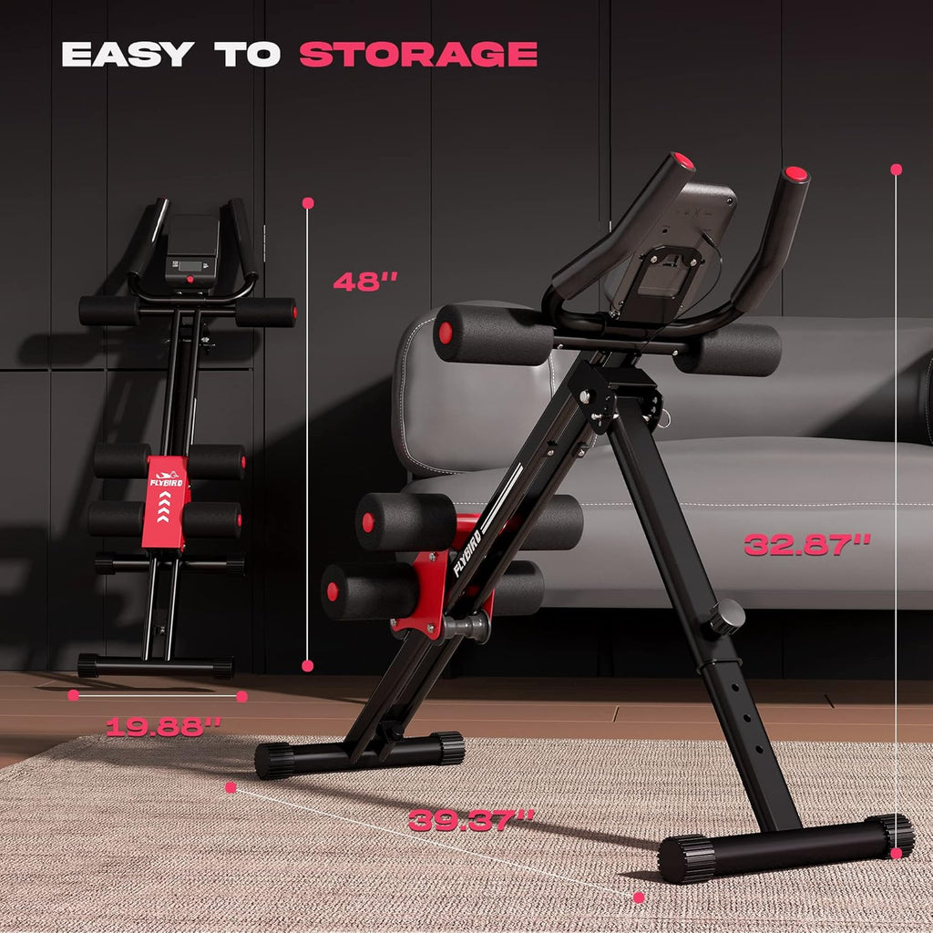 Adjustable Ab Machine for Home Gym Strength Training M212057