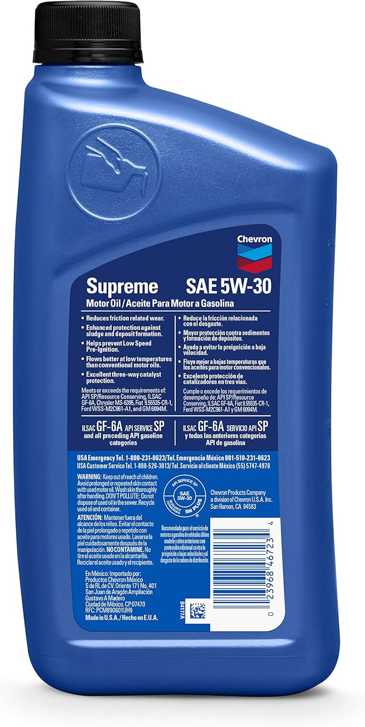 Motor Oil 5W-30 - 1 Quart Bottle R351