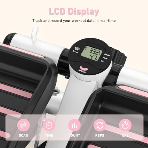 Mini Stepper with Resistance Bands for Home Exercise X587568