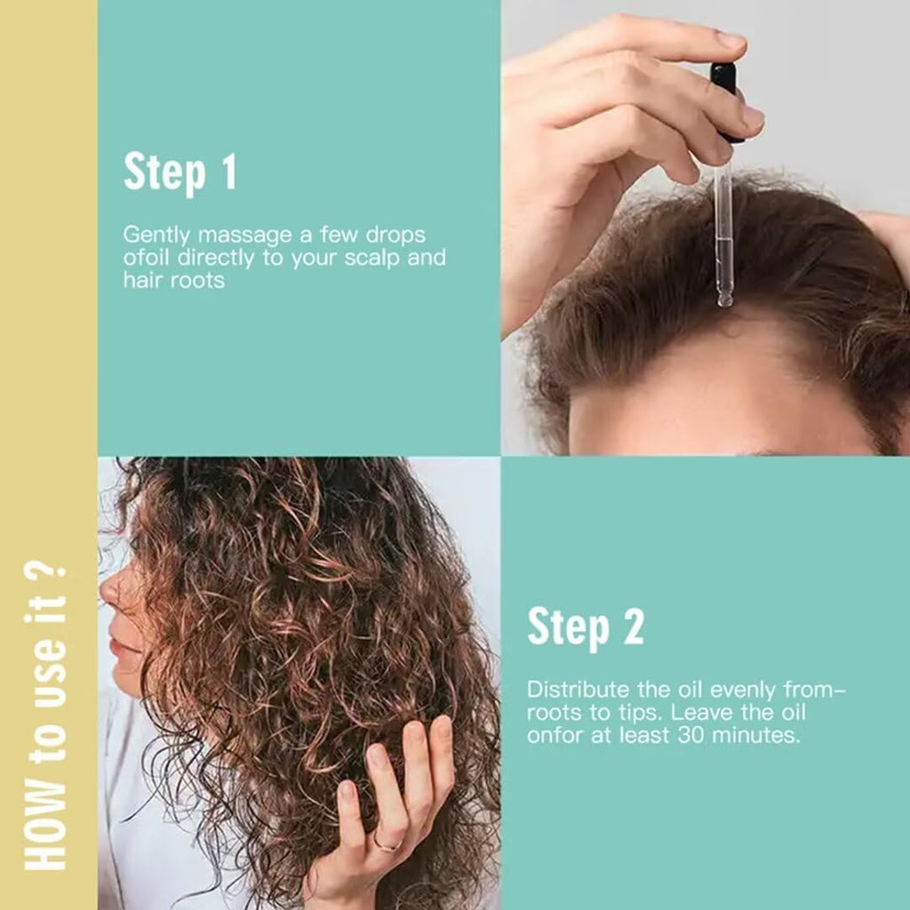 Rosemary and Parsley Seed Hair Growth Oil for Dry Scalp and Split Ends I952